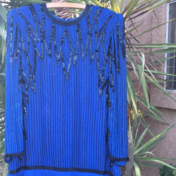 Liz Elana  💯 silk dress - Picture 4 of 7